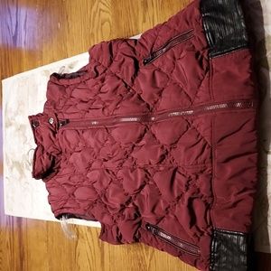 Marc New York Quilted Vest with Zipper Pockets. EUC